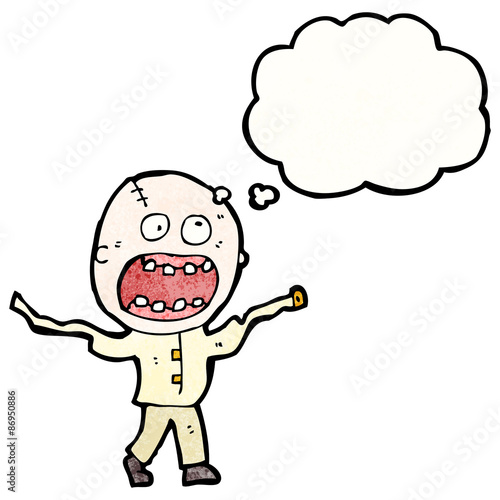 cartoon crazy madman