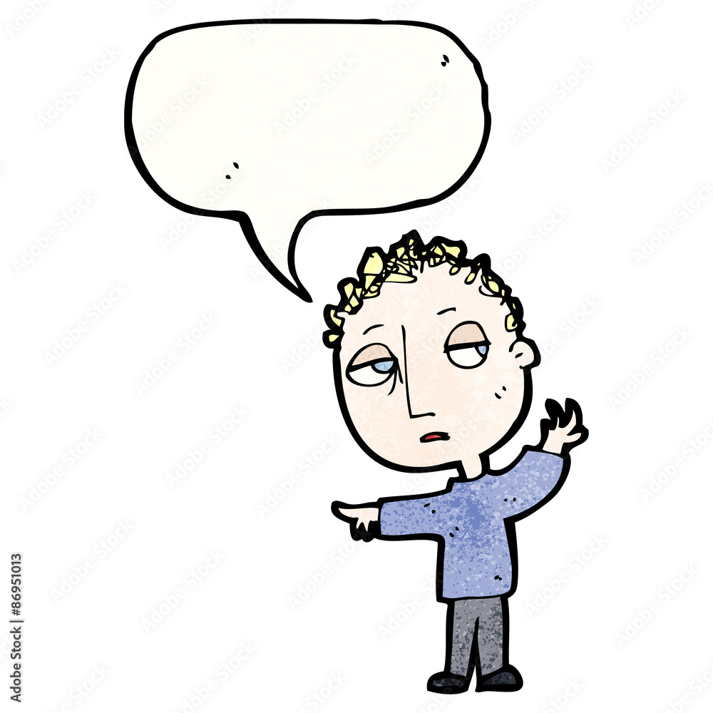 cartoon boy signaling to follow cartoon boy signaling to follow