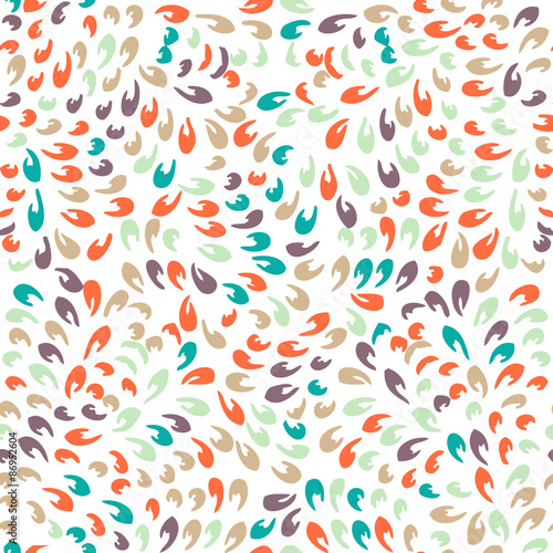 Seamless colorful background made of exotic pattern