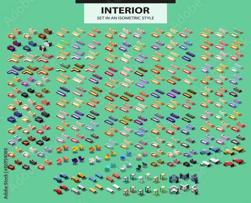 Isometric Furniture Collection