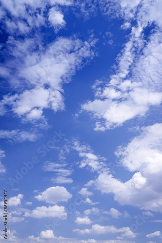Landscape of cloud and blue sky