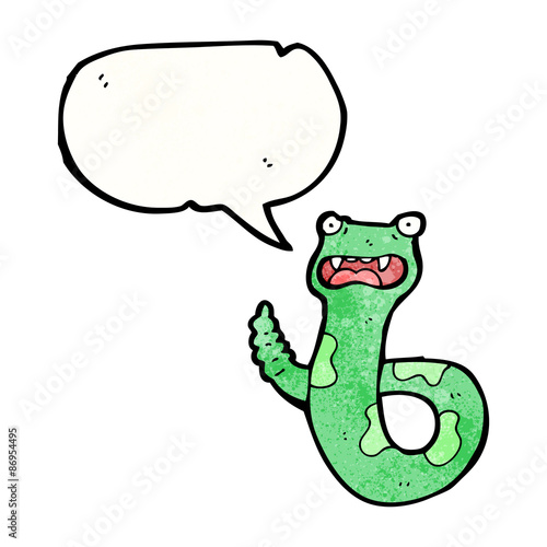 hissing snake cartoon