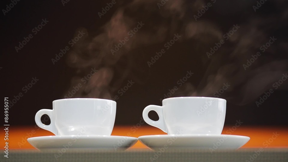 steam coming from a white cup steam coming from a white cup