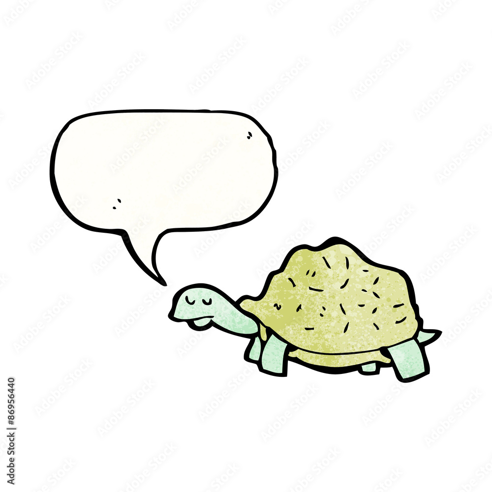 cartoon tortoise with speech bubble cartoon tortoise with speech bubble