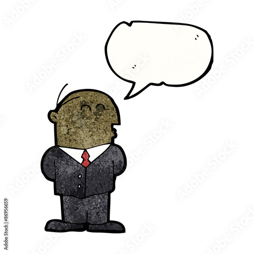 cartoon businessman