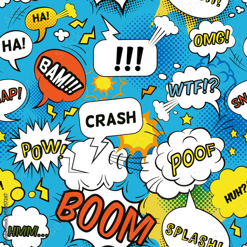 Comic Bubbles Pattern