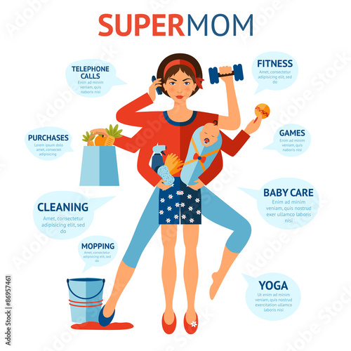 Super Mom Concept