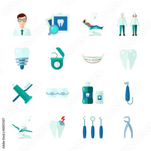  Dental Icons Set