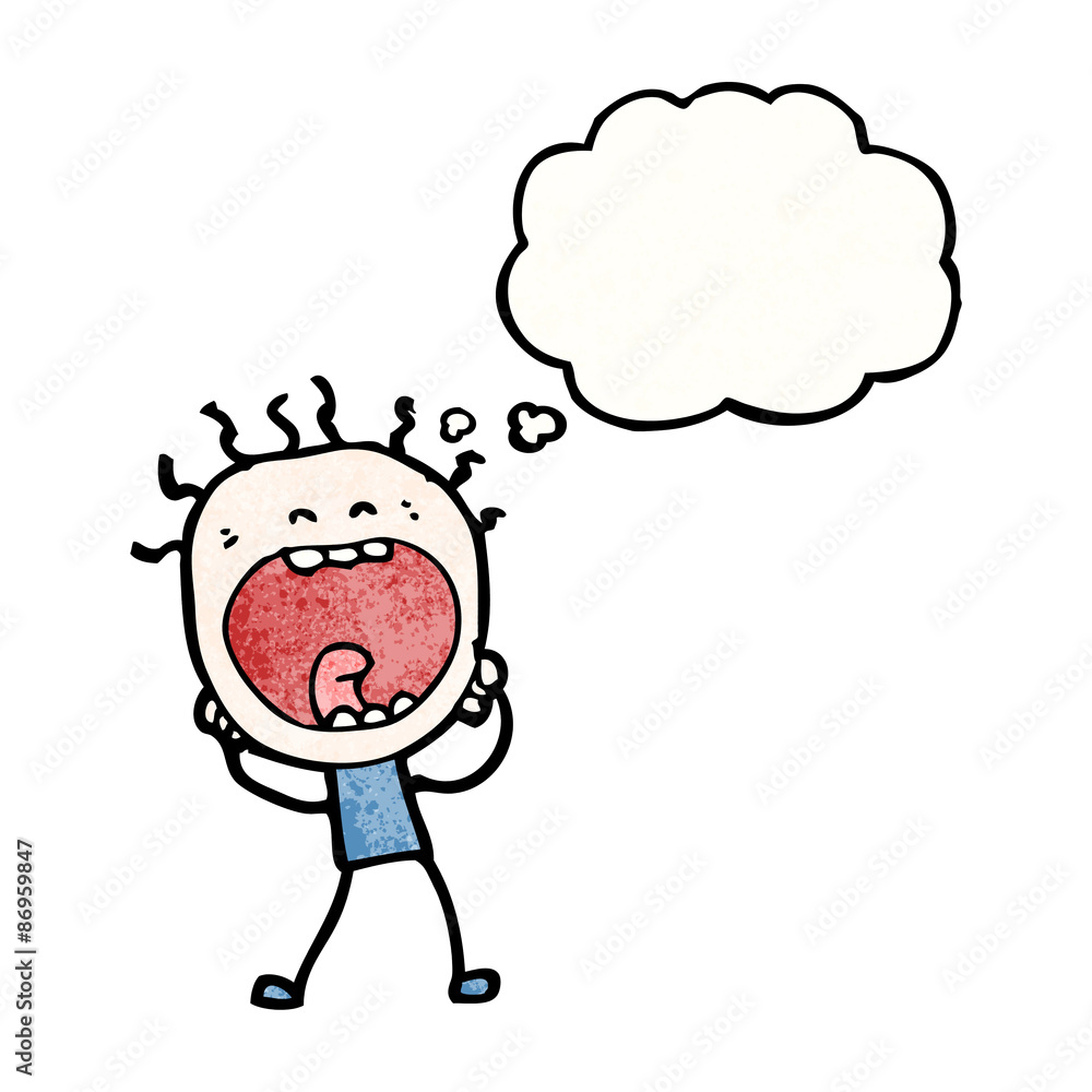 cartoon screaming man cartoon screaming man