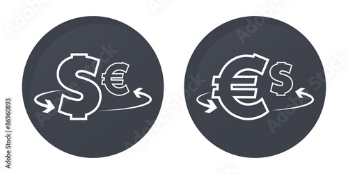 Exchange Dollar Euro icon