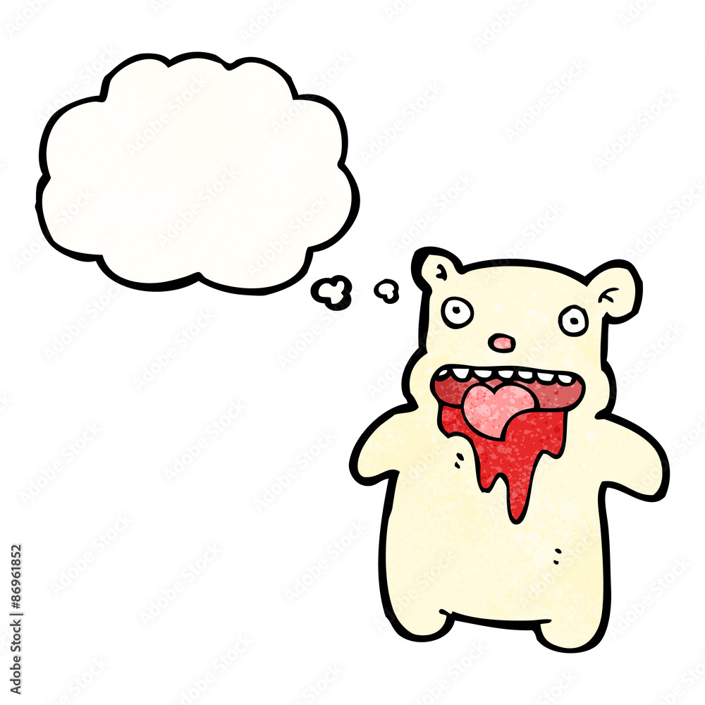 cartoon gross polar bear cartoon gross polar bear