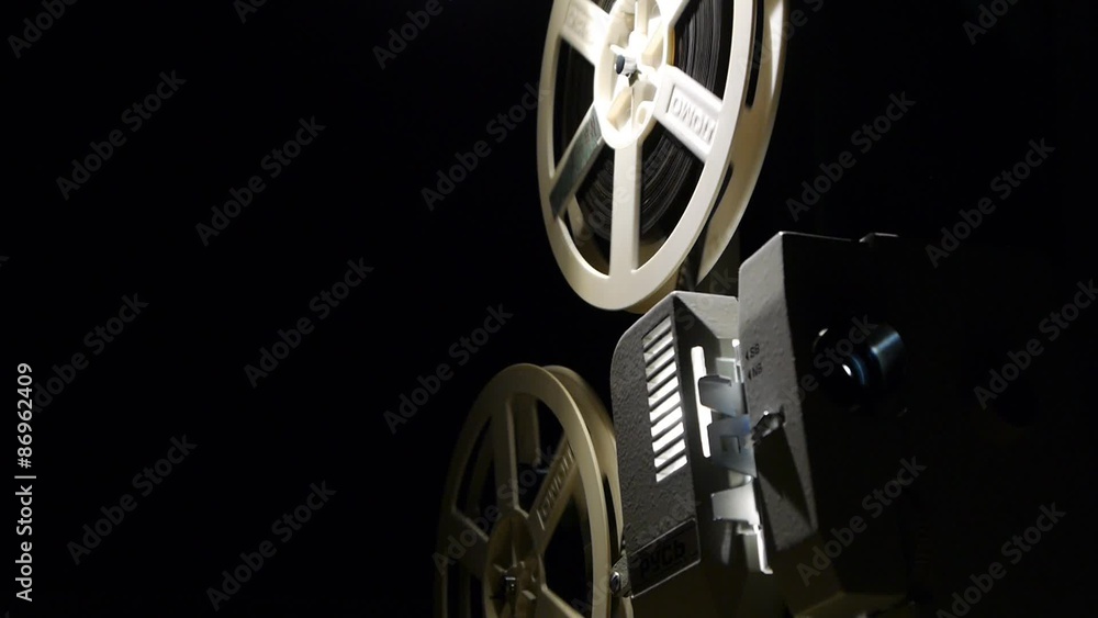 Classy Film Projector - old projector showing film