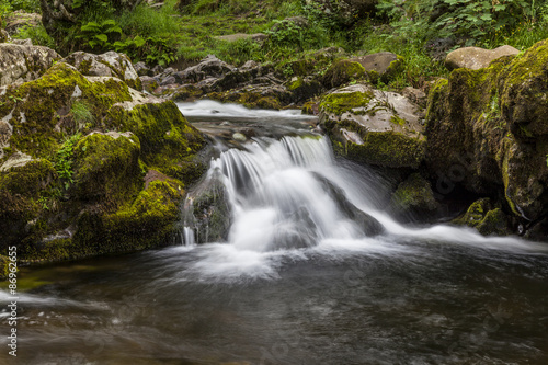 Fototapeta Naklejka Na Ścianę i Meble -  Aira Beck, river, near Ullsawter in English Lake District.