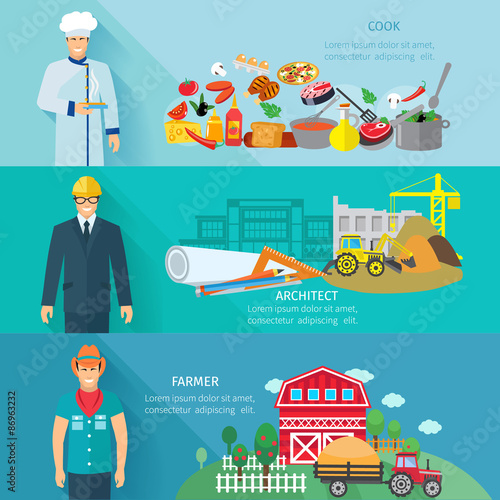 Profession Banner Set
