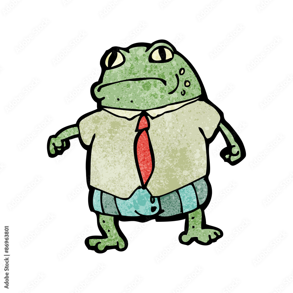 cartoon frog boss cartoon frog boss
