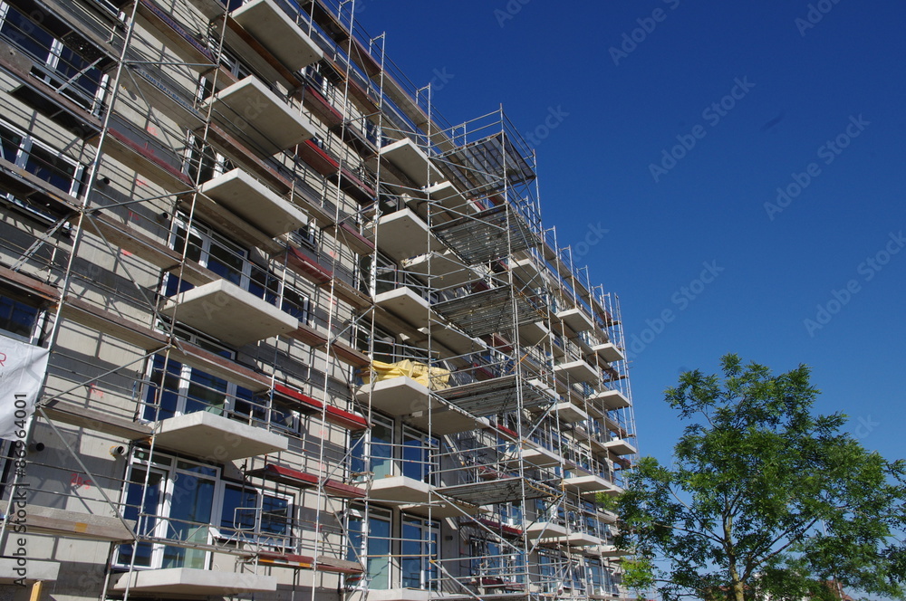 Baustelle Wohnungsbau in Bremen