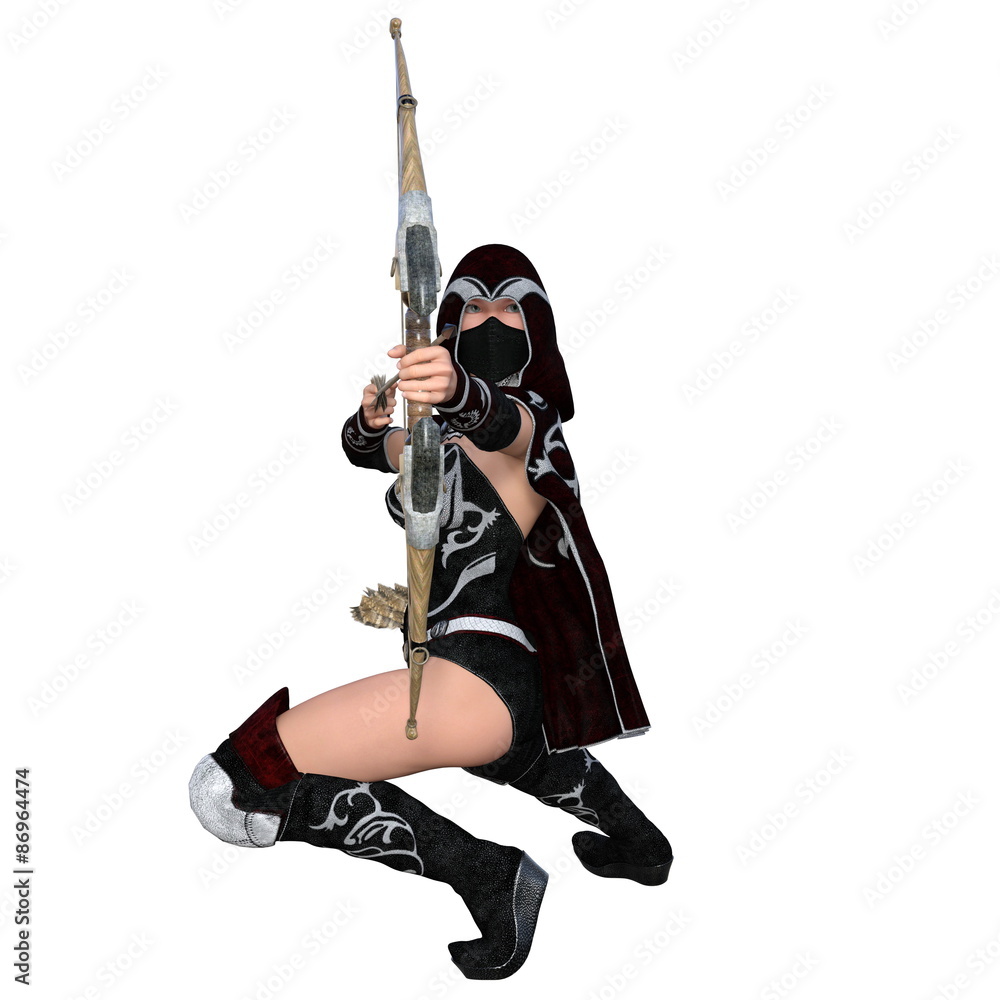 Obraz premium 弓の使い手