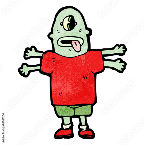 cartoon alien