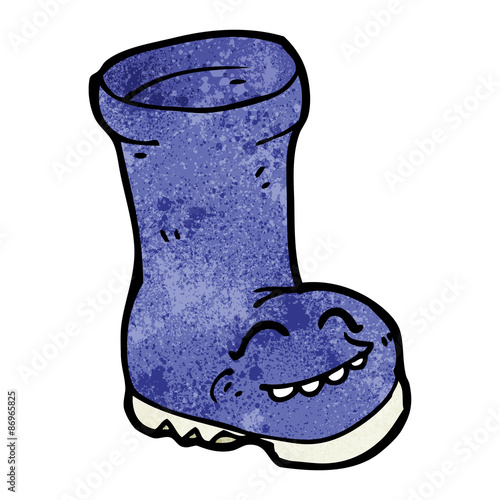 wellington boot cartoon character