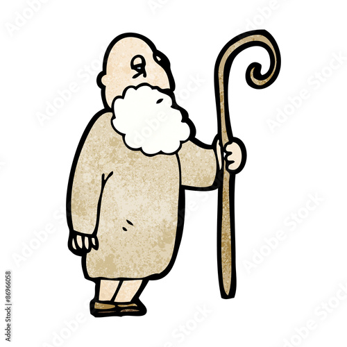 cartoon shepherd