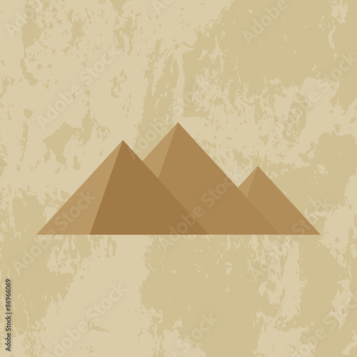 Egypt pyramid grunge background