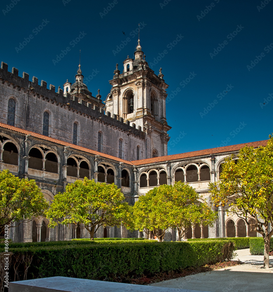 Famous Monastery of Batalha in Portugal