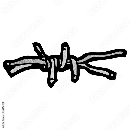 barbed wire symbol