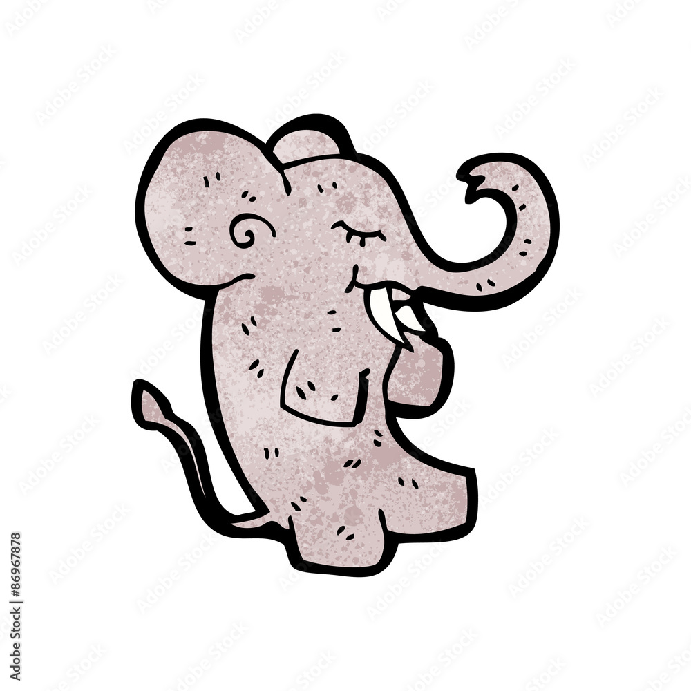 Fototapeta premium cartoon elephant