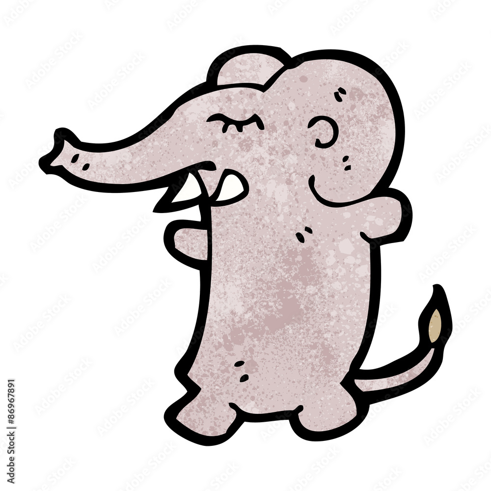 Fototapeta premium cartoon elephant