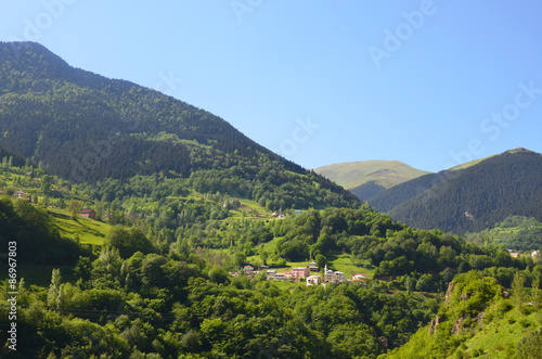 Small mountain village in Trabzon