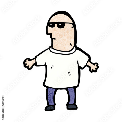 cartoon bodyguard