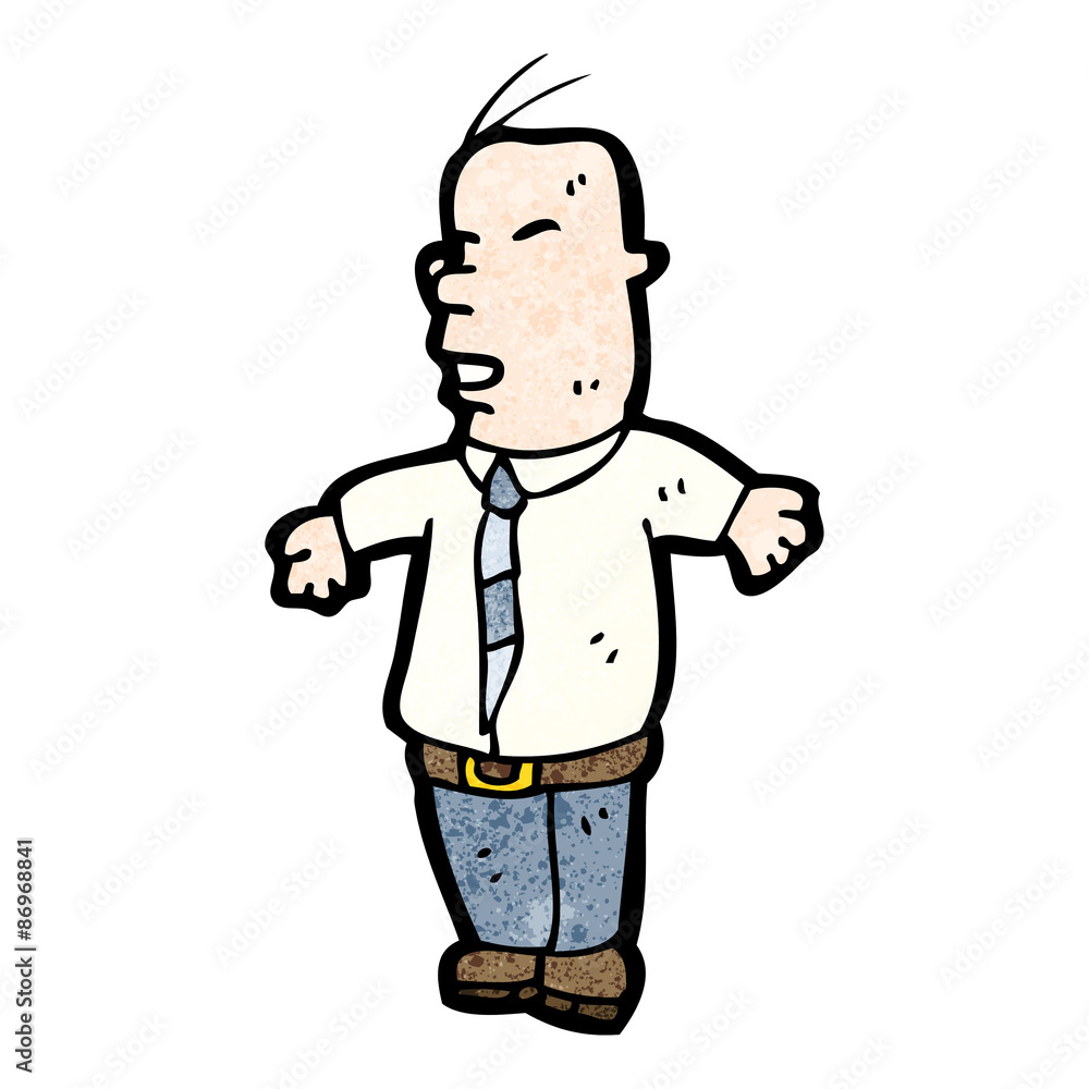 cartoon bald man cartoon bald man