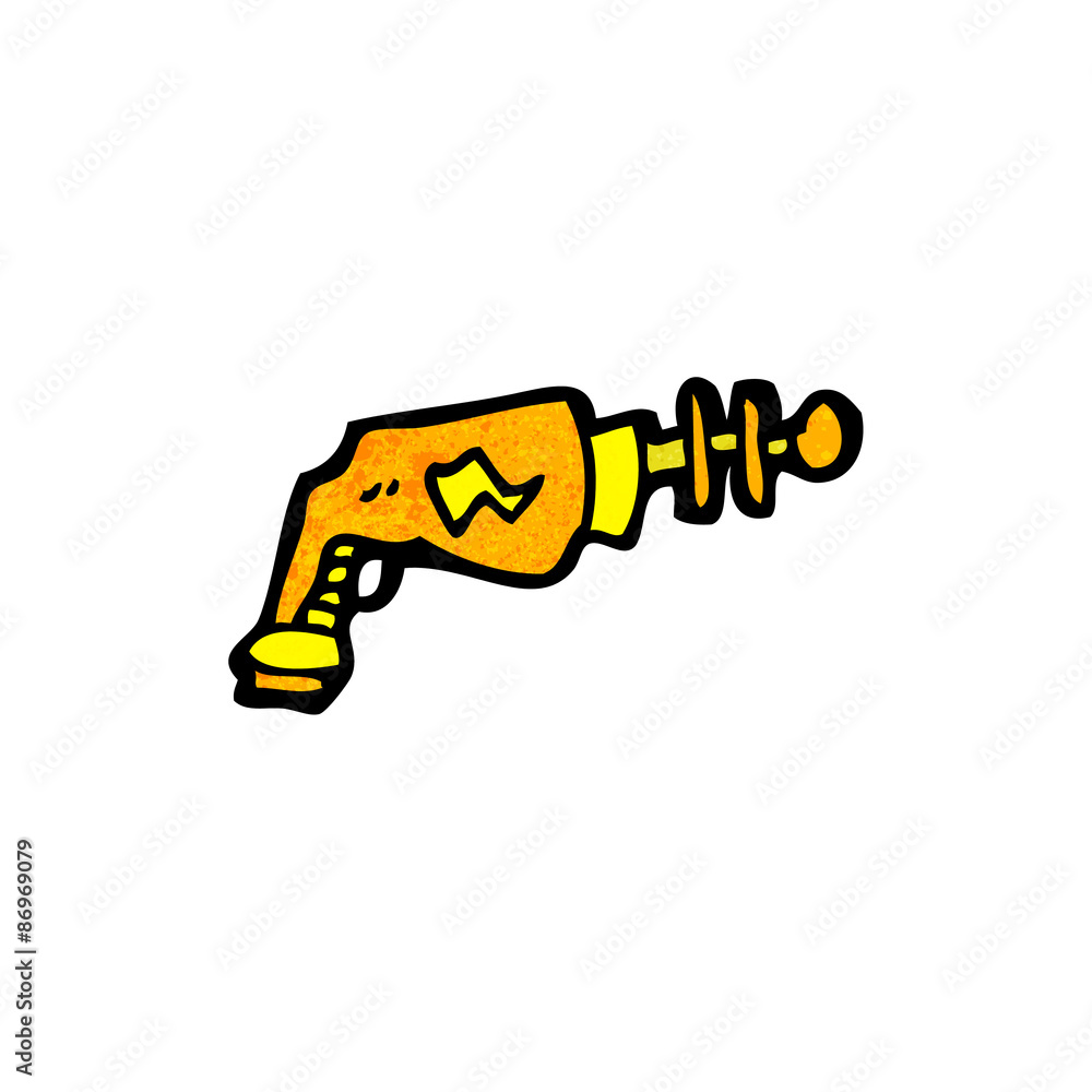 Fototapeta premium cartoon ray gun