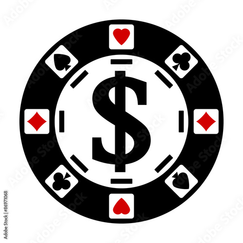 Casino chip.