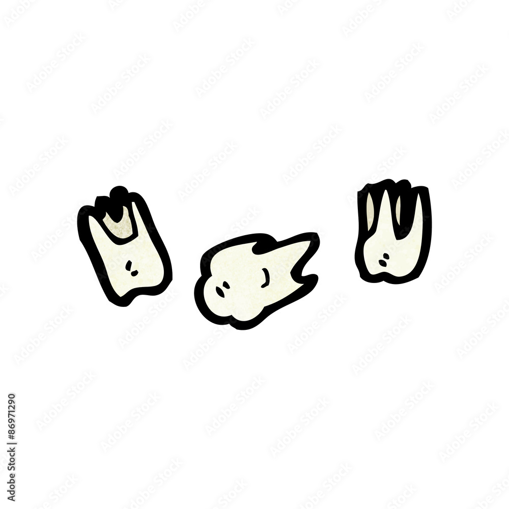 Obraz premium cartoon teeth