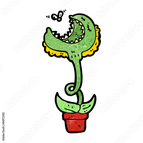 cartoon carnivorous plant