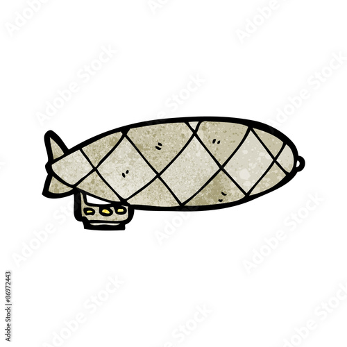 cartoon zeppelin
