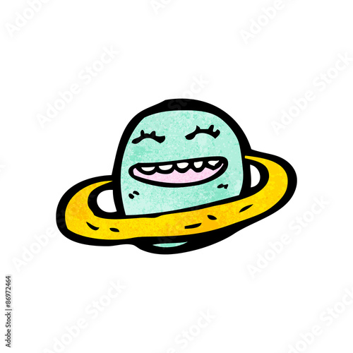 happy cartoon planet