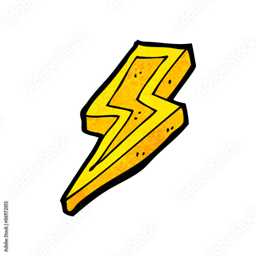 cartoon lightning bolt