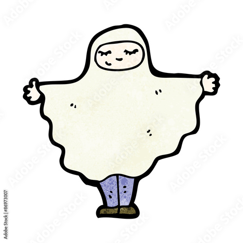 cartoon ghost costume