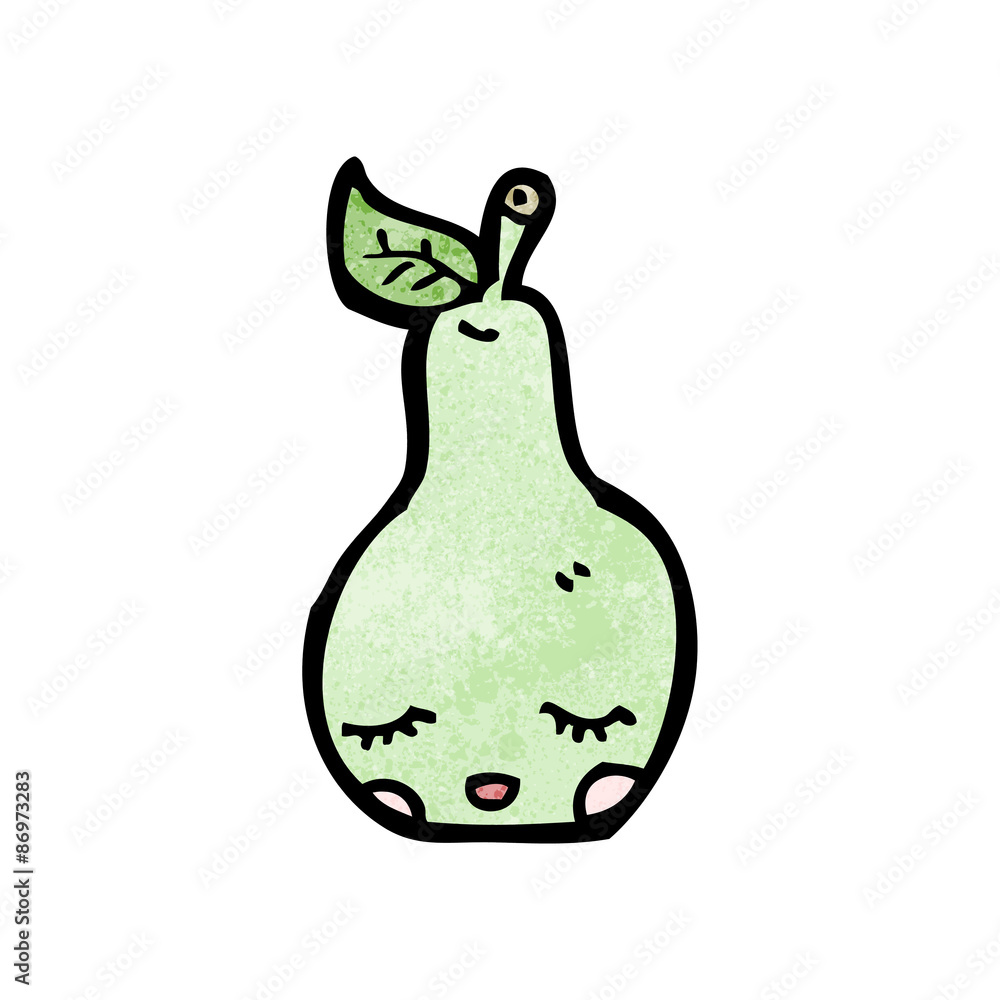 cartoon pear cartoon pear