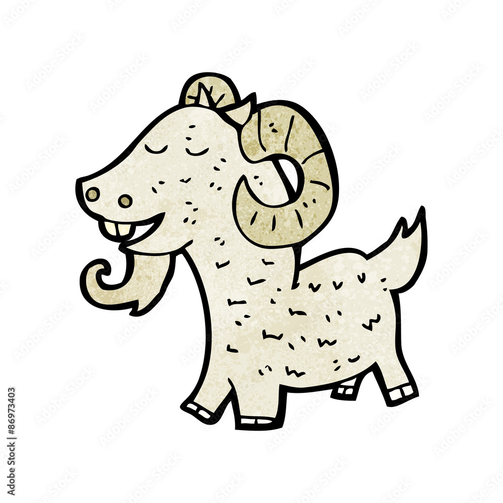 cartoon goat