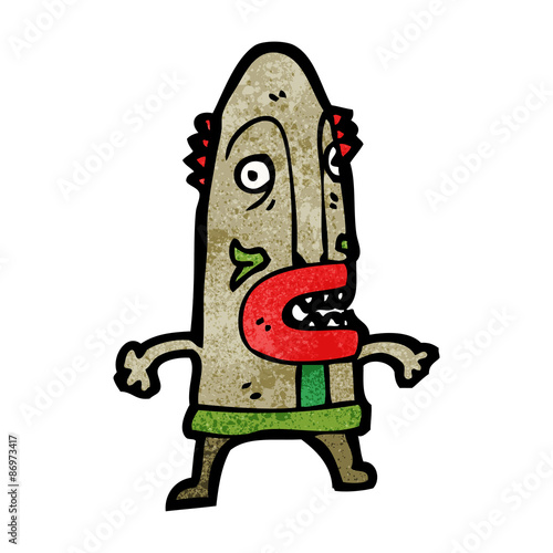 cartoon cannibal shaman