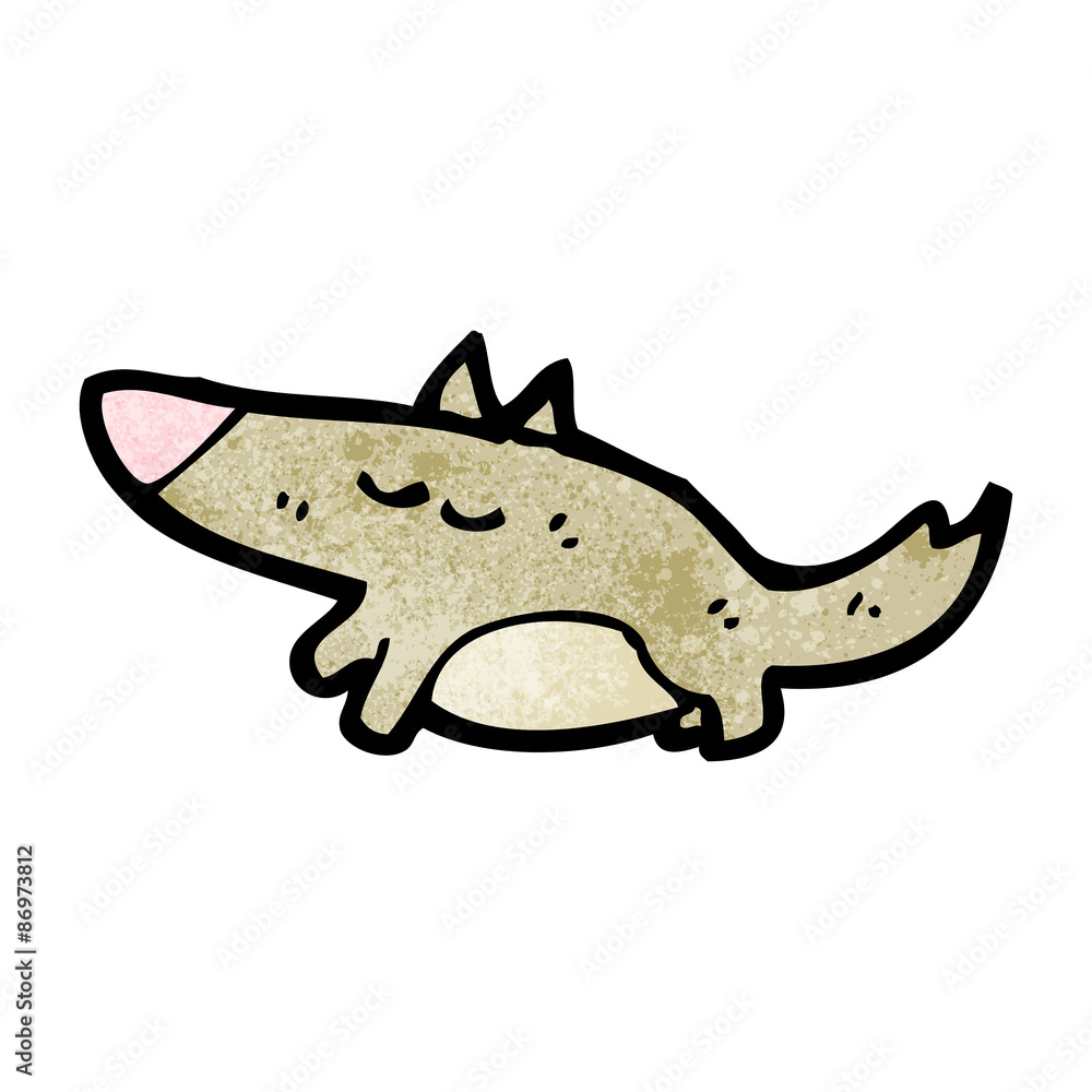 Obraz premium cartoon little dog