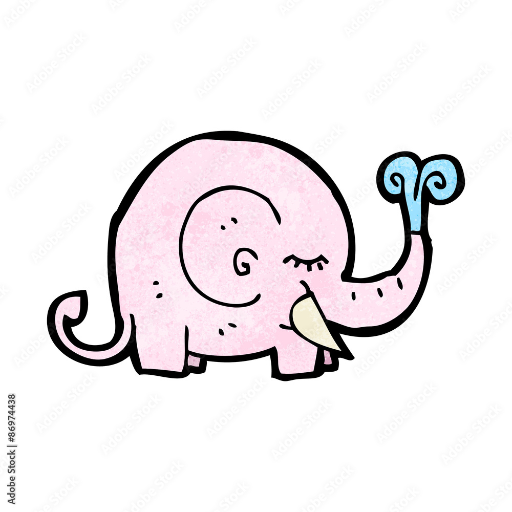 Fototapeta premium cartoon elephant