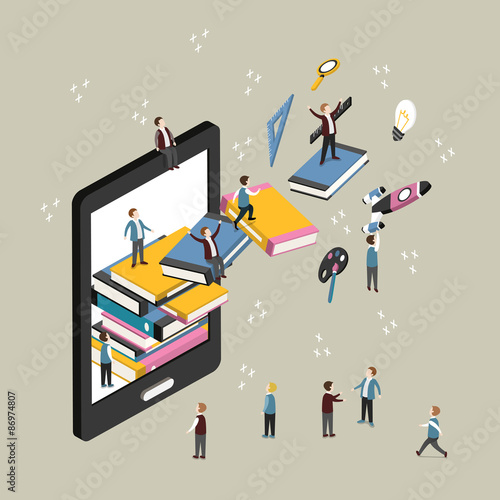 e-learning concept