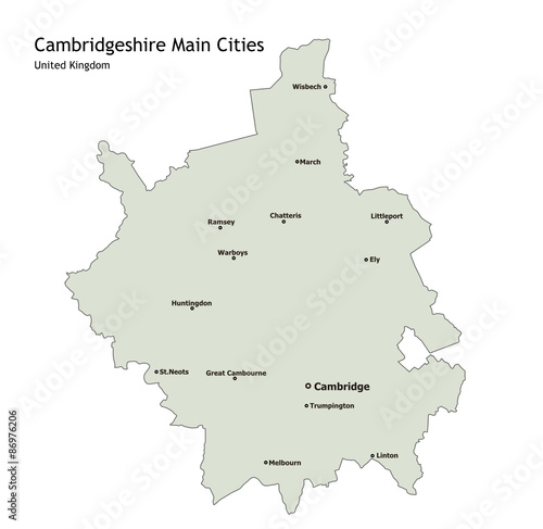 Cambridgeshire Main Cities