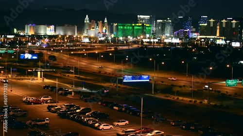 Las Vegas Skyline and International Las Vegas Airport