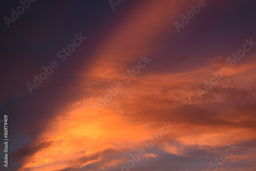Fototapeta Naklejka Na Ścianę i Meble -  Red sky
