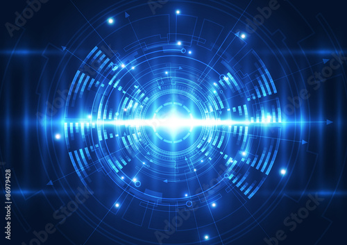 vector digital wave technology future, abstract background